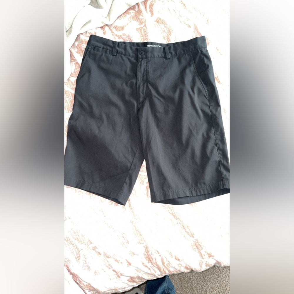 Nike Men's golf tour performance Dri for Black Flat Front Shorts